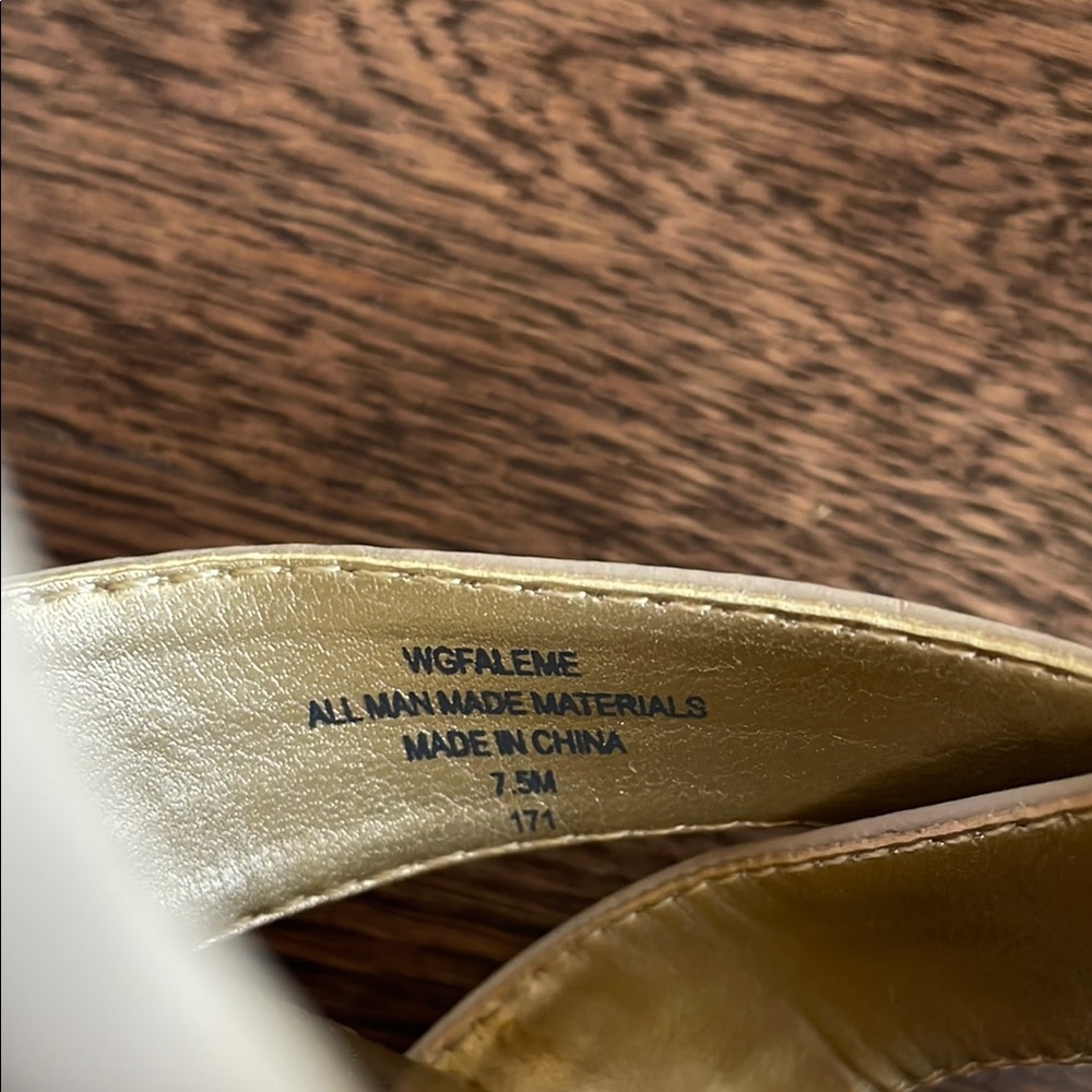 Guess Patent Wedge Sandals - Picture 8 of 9